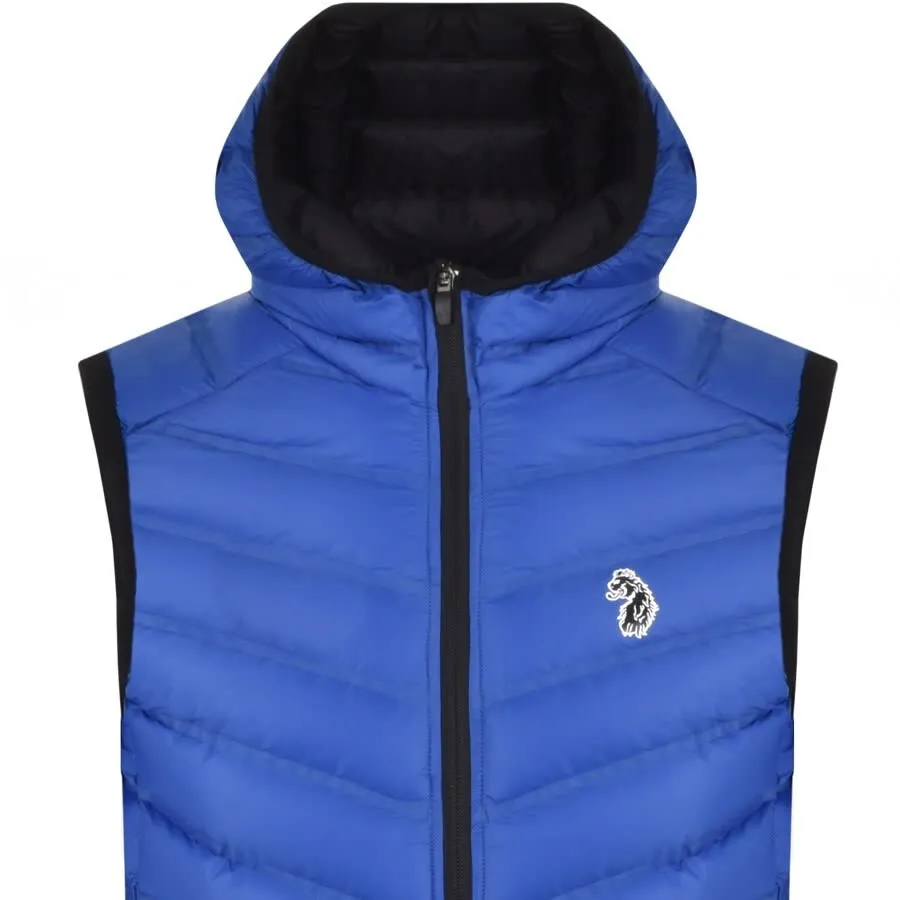 Luke 1977 Global Padded Gilet Dark Cobalt