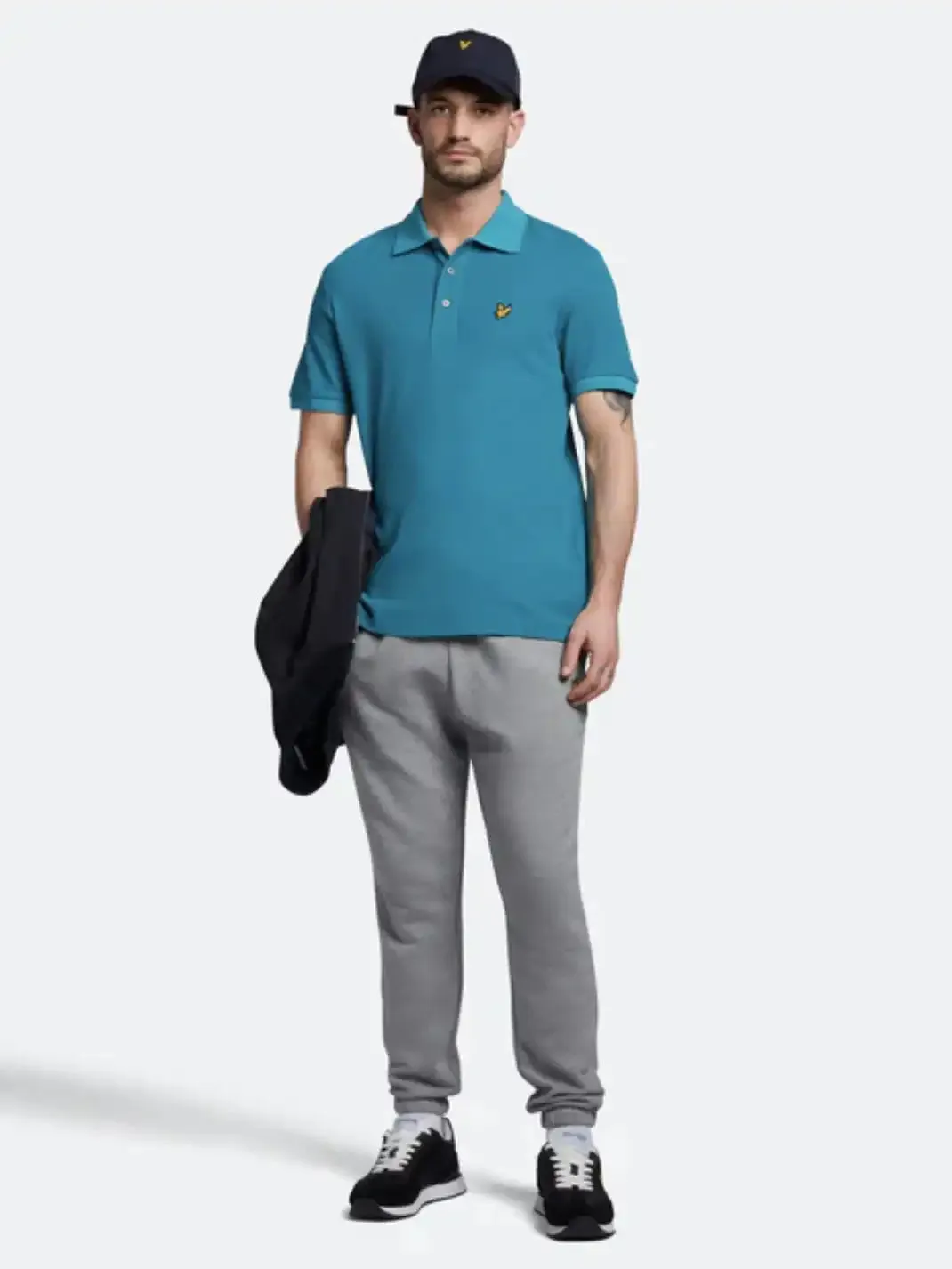 Lyle & Scott Men's Milano Trim Polo Shirt Barrack Blue