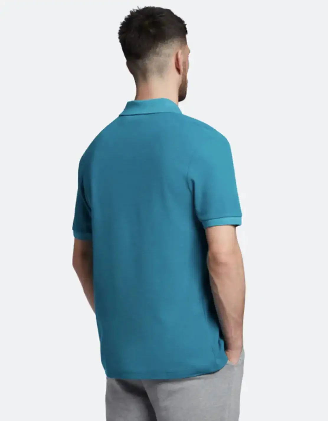 Lyle & Scott Men's Milano Trim Polo Shirt Barrack Blue