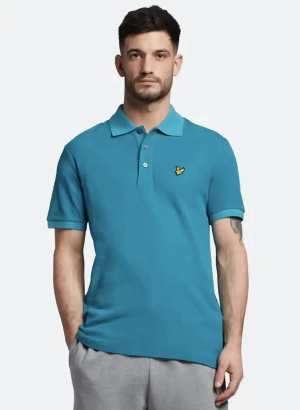 Lyle & Scott Men's Milano Trim Polo Shirt Barrack Blue