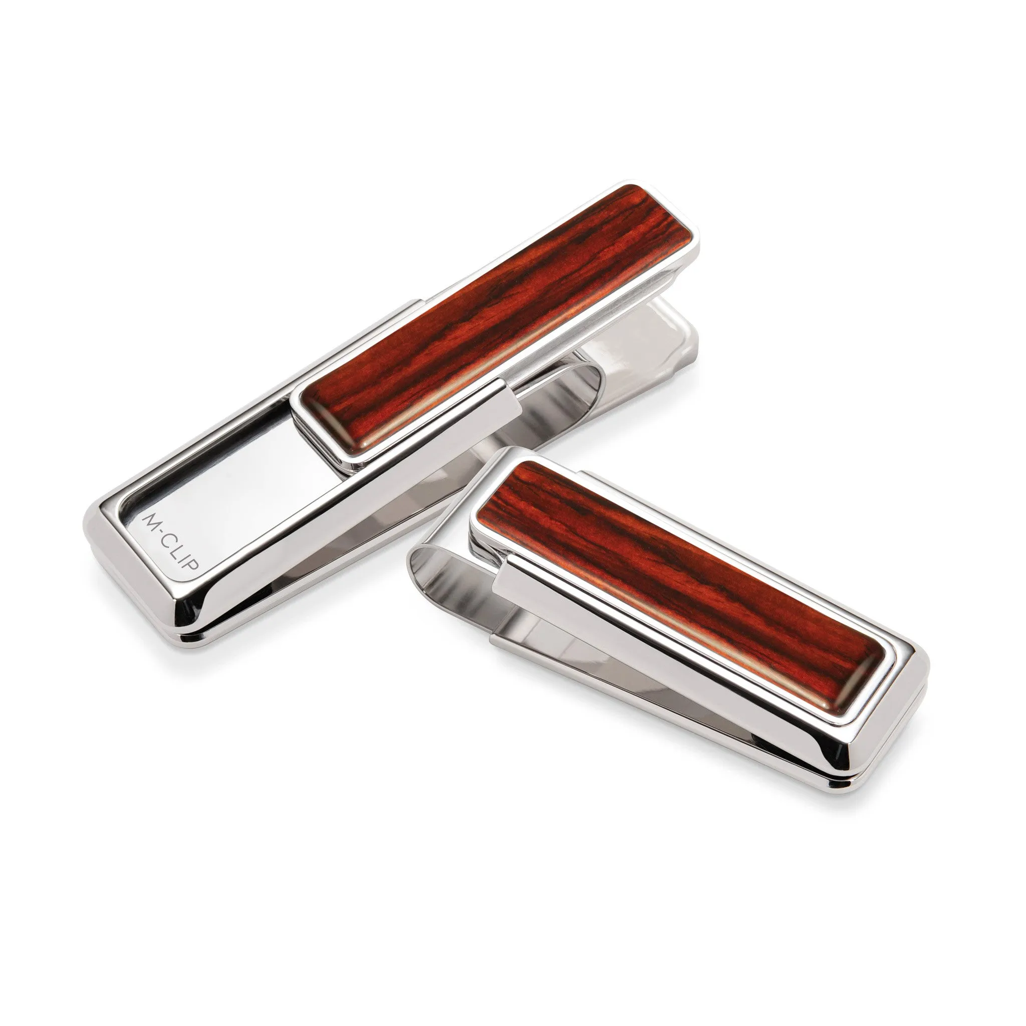 M-Clip Wood Inlay Money Clip
