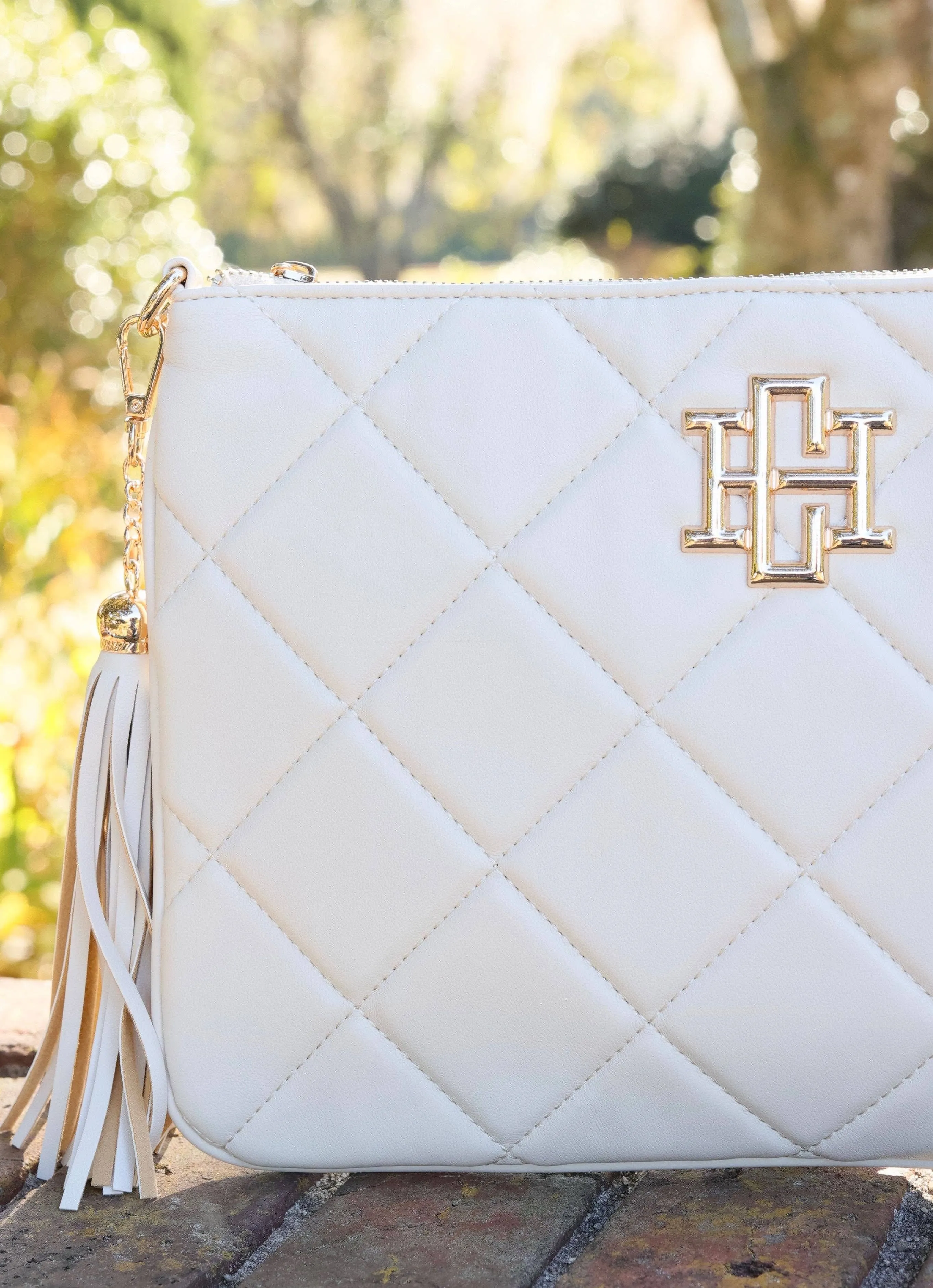 Madelyn Clutch/Crossbody CREAM QUILTED