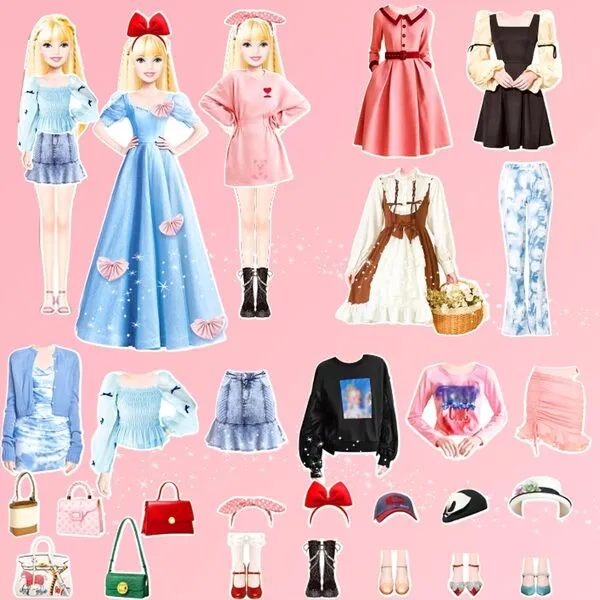 Magnetic Fashion Playsets For Children