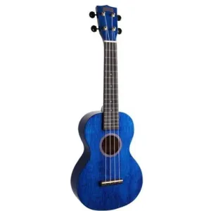 Mahalo Ukuleles Hano Concert Ukulele Translucent Blue