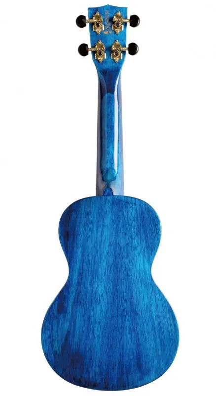 Mahalo Ukuleles Hano Concert Ukulele Translucent Blue