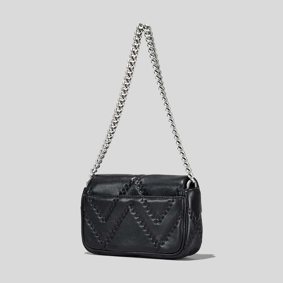MARC JACOBS The Quilted Leather J Marc Mini Shoulder Bag Black RB-2F4HCR037H04