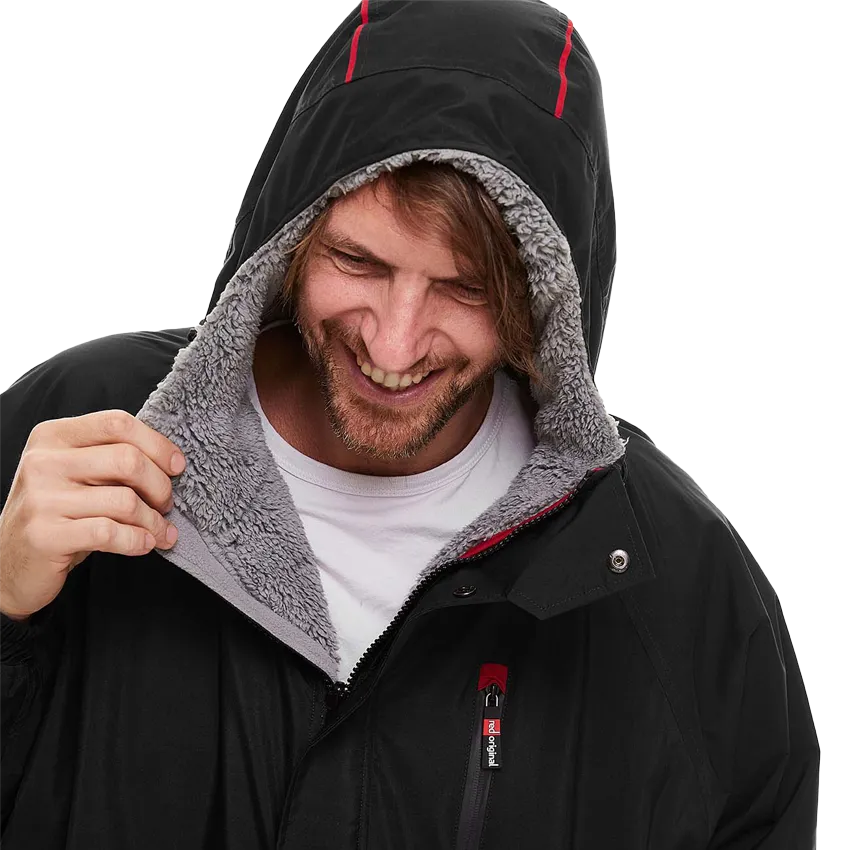 Men's Long Sleeve Pro Change Robe EVO - Black