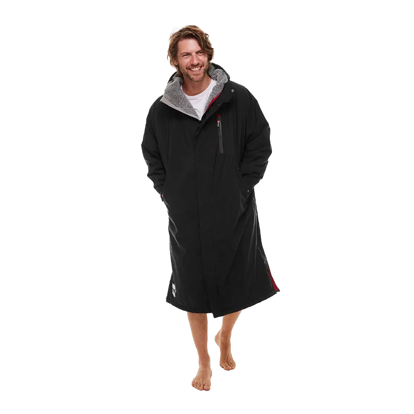 Men's Long Sleeve Pro Change Robe EVO - Black