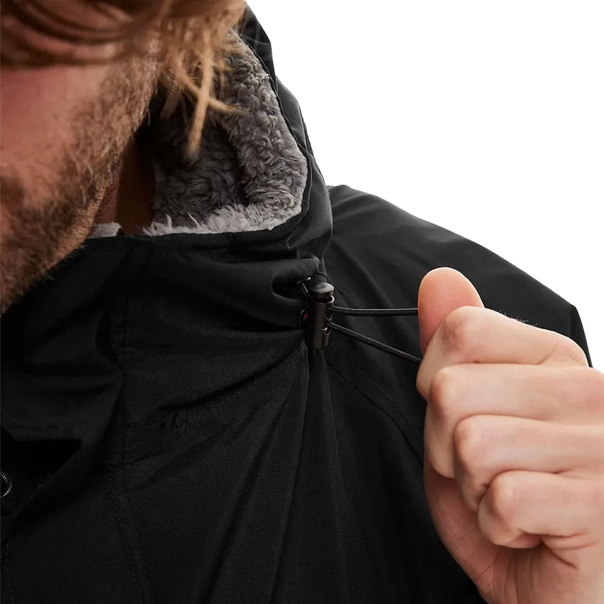 Men's Long Sleeve Pro Change Robe EVO - Black