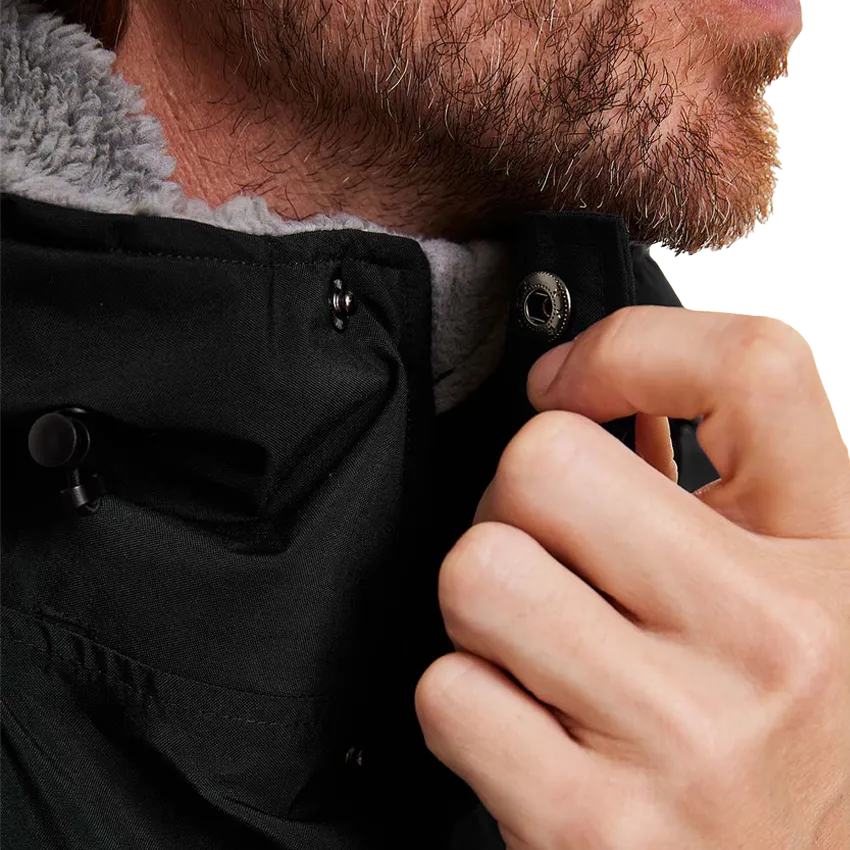 Men's Long Sleeve Pro Change Robe EVO - Black