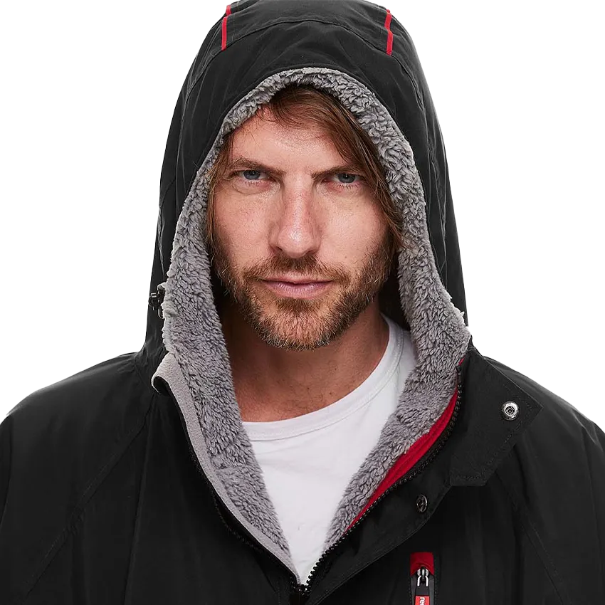 Men's Long Sleeve Pro Change Robe EVO - Black