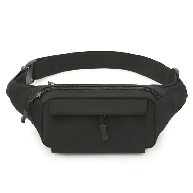 Men's Waist Bag Tactical Pouch Men Women Shoulder Belt Bags Hip Sack Oxford Cloth Waterproof Banana Male Fanny Pack for Phone