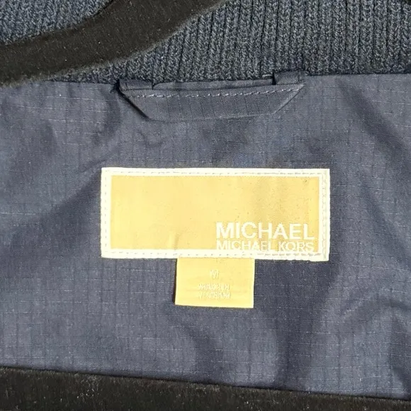 Michael Michael Kors Women’s Navy Blue Parka Raincoat Jacket. Size M