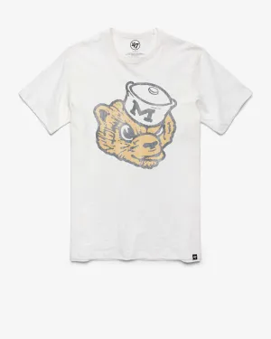 MICHIGAN WOLVERINES VINTAGE GRIT '47 SCRUM TEE