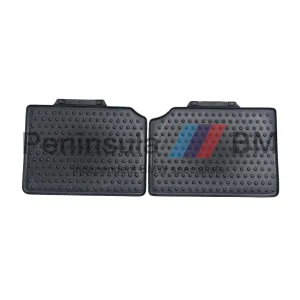 MINI Floor Mats All-Weather Rear Set R60 R61 Genuine 51472181810