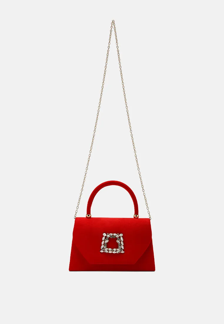 Mini Top Handle Brooch Bag By RUW