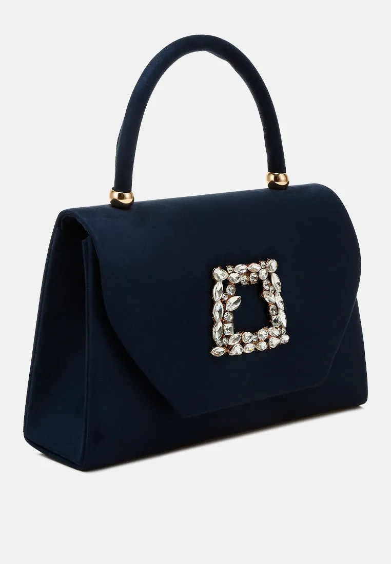 Mini Top Handle Brooch Bag By RUW