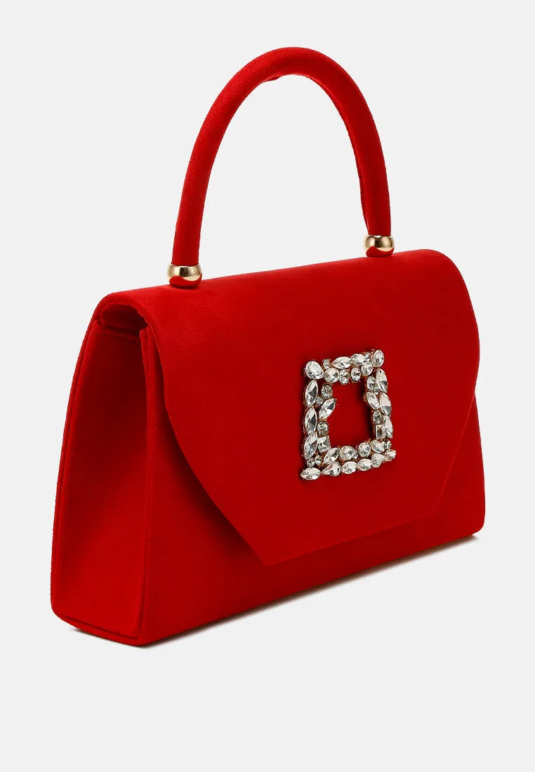Mini Top Handle Brooch Bag By RUW