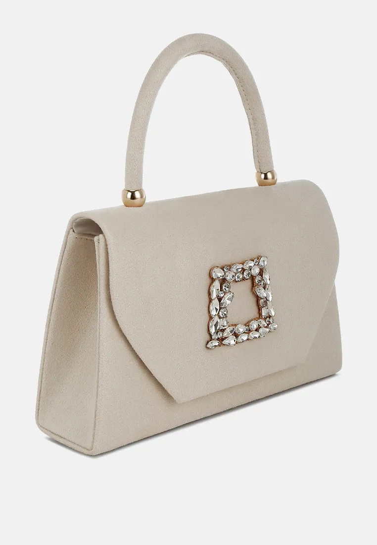 Mini Top Handle Brooch Bag By RUW
