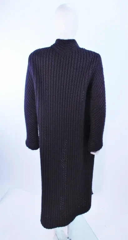MISSONI Purple Wool Knit Full Length Sweater Size Medium