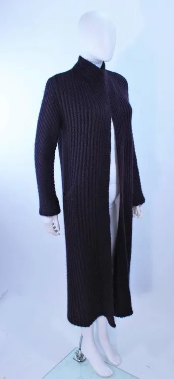 MISSONI Purple Wool Knit Full Length Sweater Size Medium