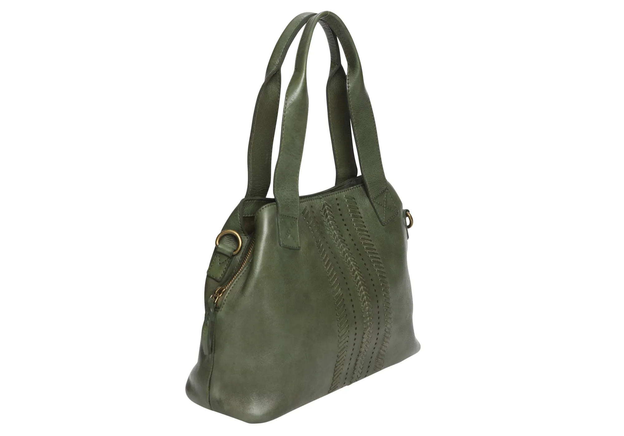 Modapelle Womens Vintage Leather Cross Body Bag Style 7826