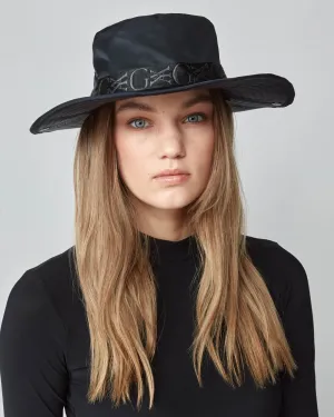 Monogram Hat Black