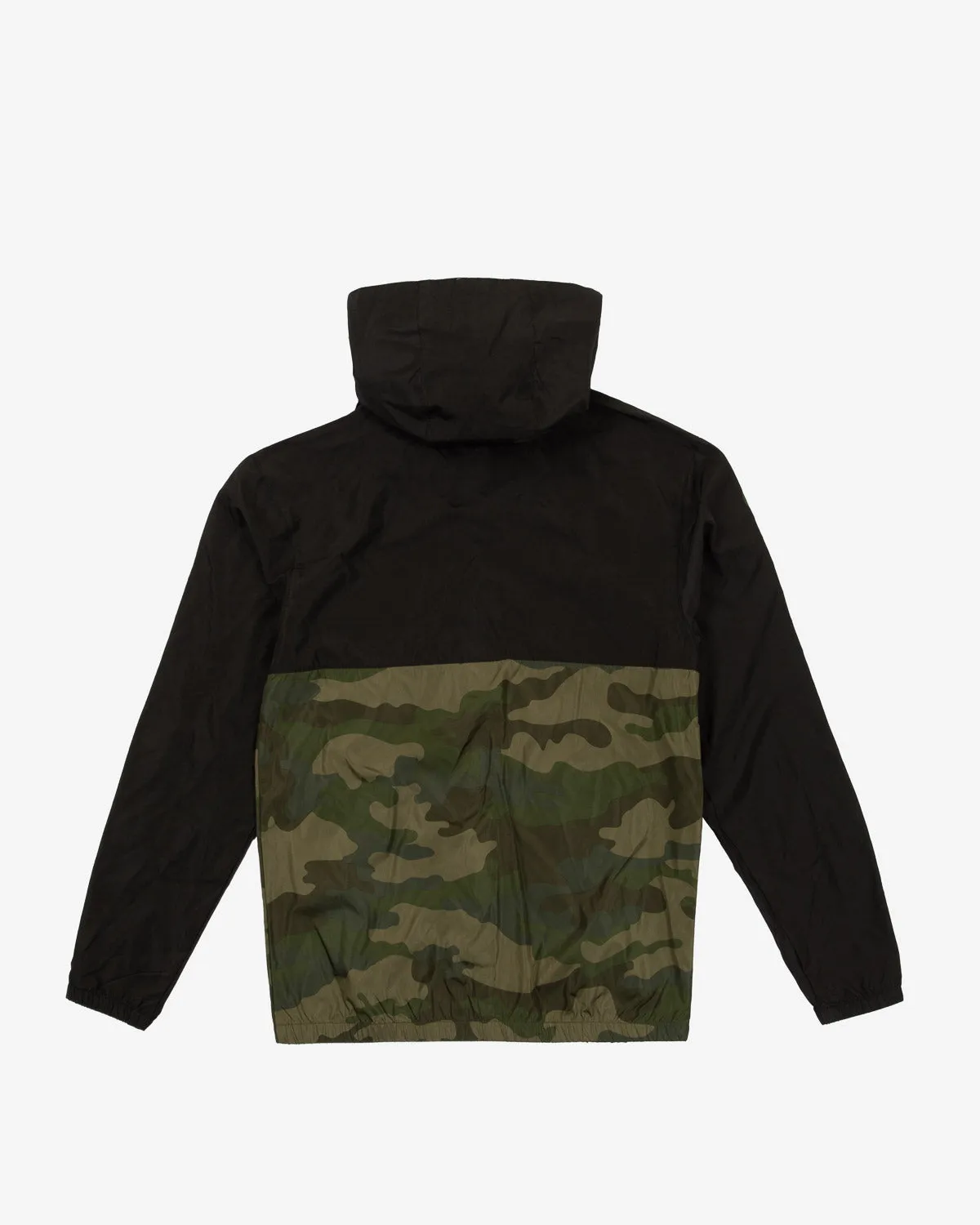 Monogram Youth Windbreaker (Black/Camo)