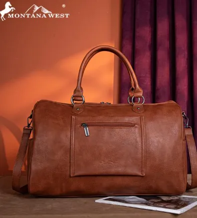 Montana West Tooled Collection Duffle Bag