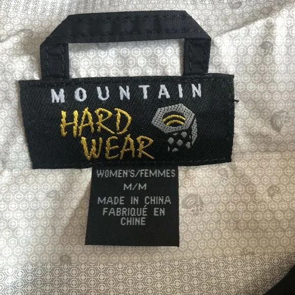 Mountain Hardwear Conduit Silk waterproof jacket full zip hooded womens M. AD