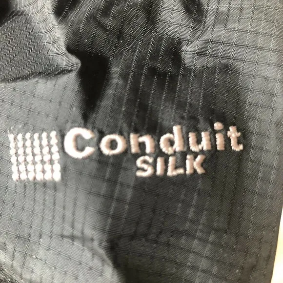 Mountain Hardwear Conduit Silk waterproof jacket full zip hooded womens M. AD