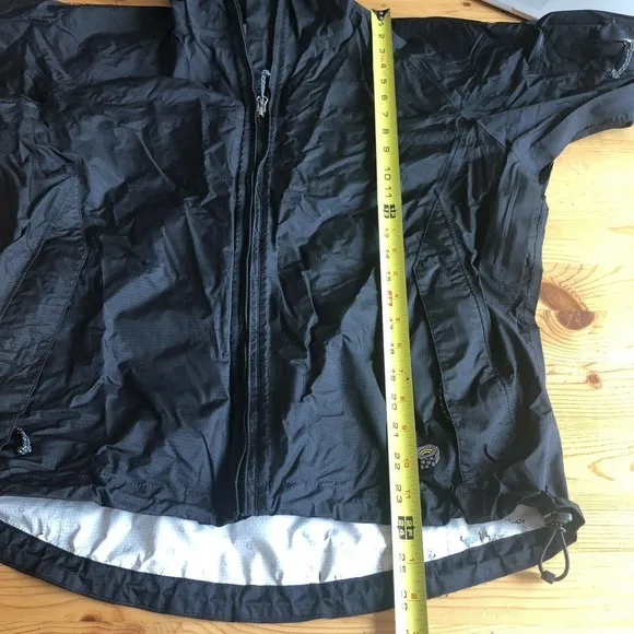 Mountain Hardwear Conduit Silk waterproof jacket full zip hooded womens M. AD
