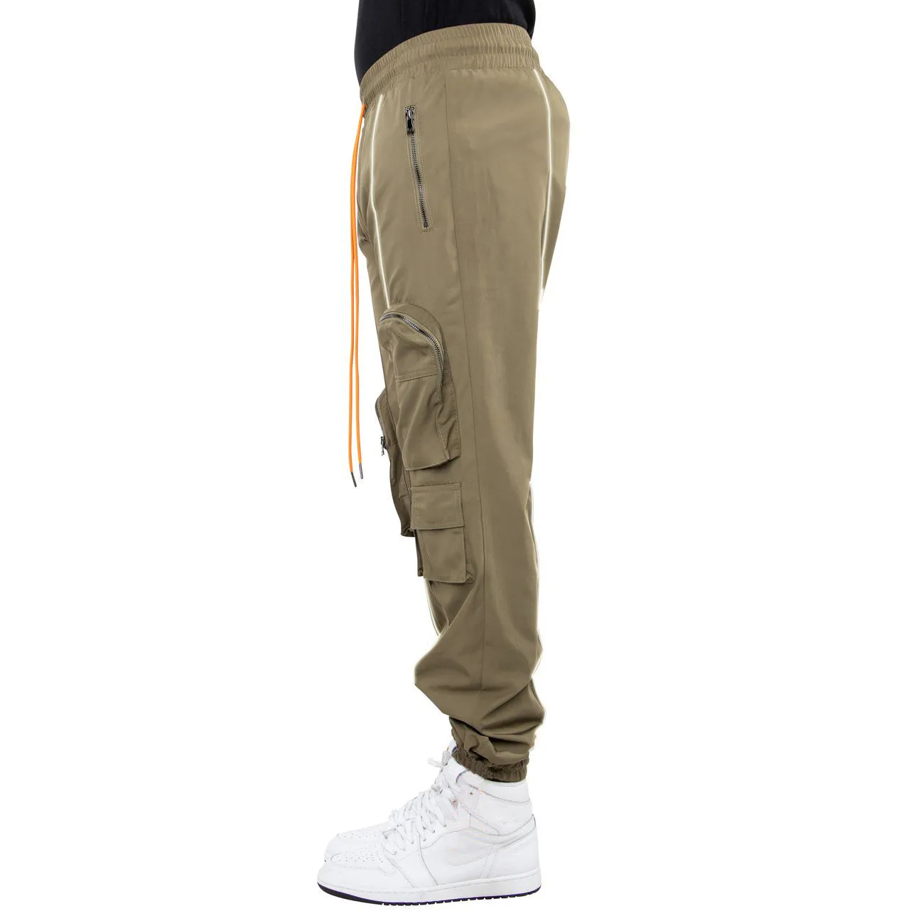 Multi-pocket Reflective Sports Fitness Trousers