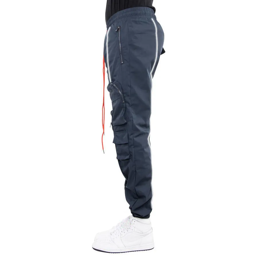 Multi-pocket Reflective Sports Fitness Trousers