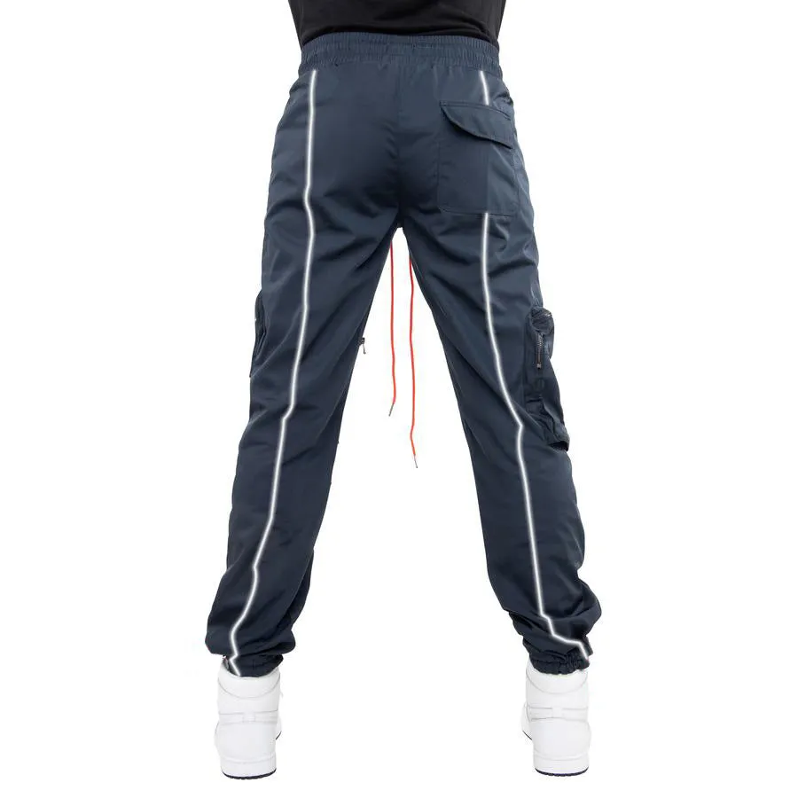 Multi-pocket Reflective Sports Fitness Trousers