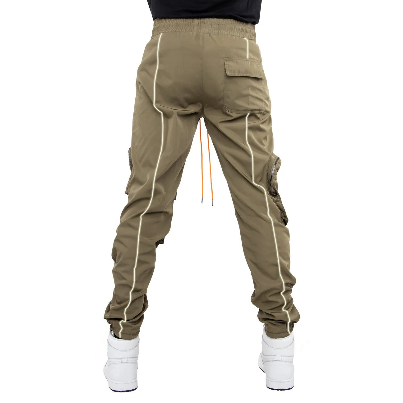 Multi-pocket Reflective Sports Fitness Trousers
