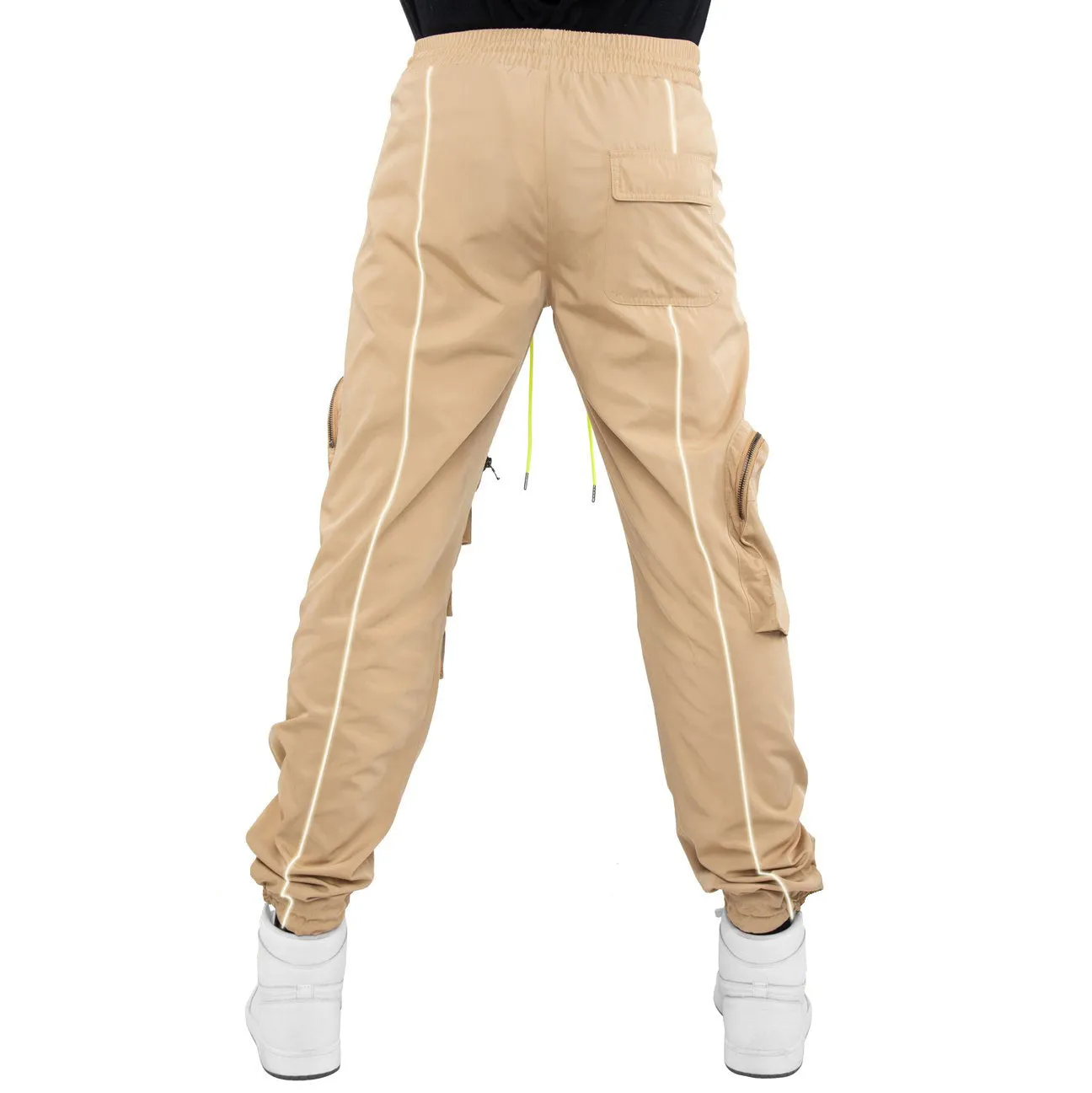 Multi-pocket Reflective Sports Fitness Trousers