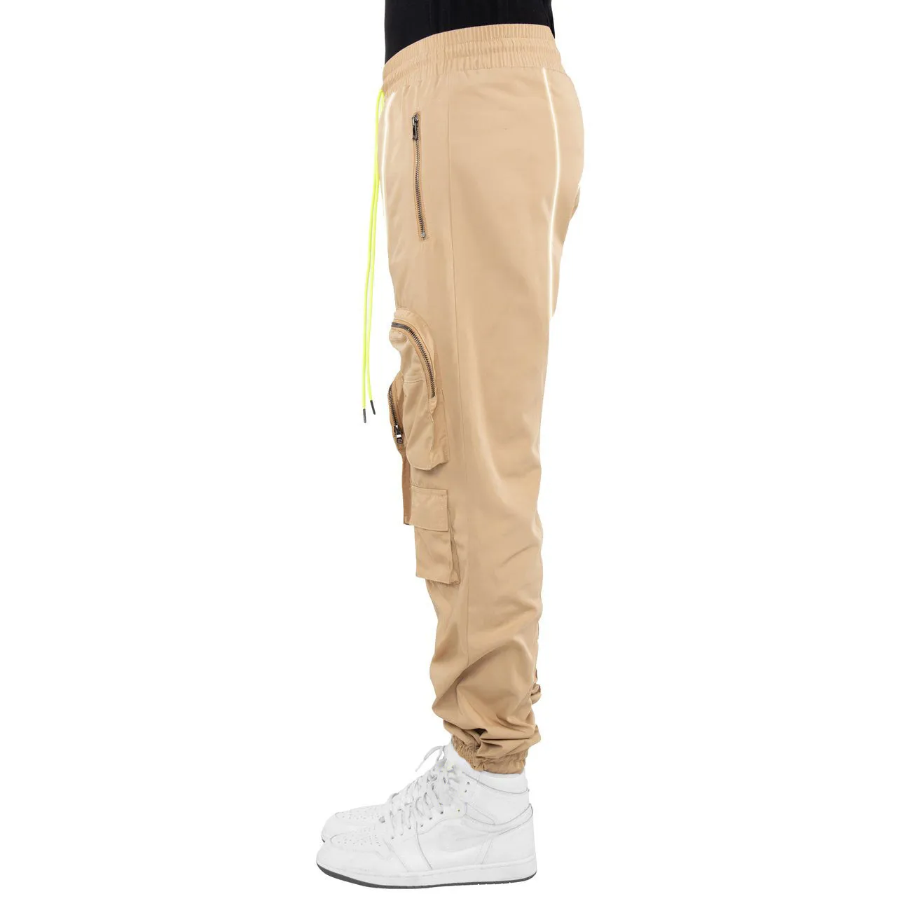 Multi-pocket Reflective Sports Fitness Trousers