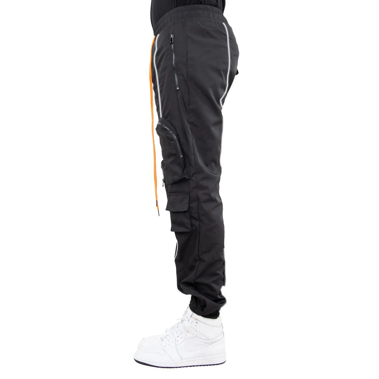 Multi-pocket Reflective Sports Fitness Trousers