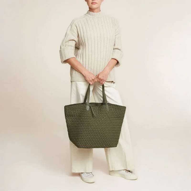 NAGHEDI Jet Setter Large Tote in Olive