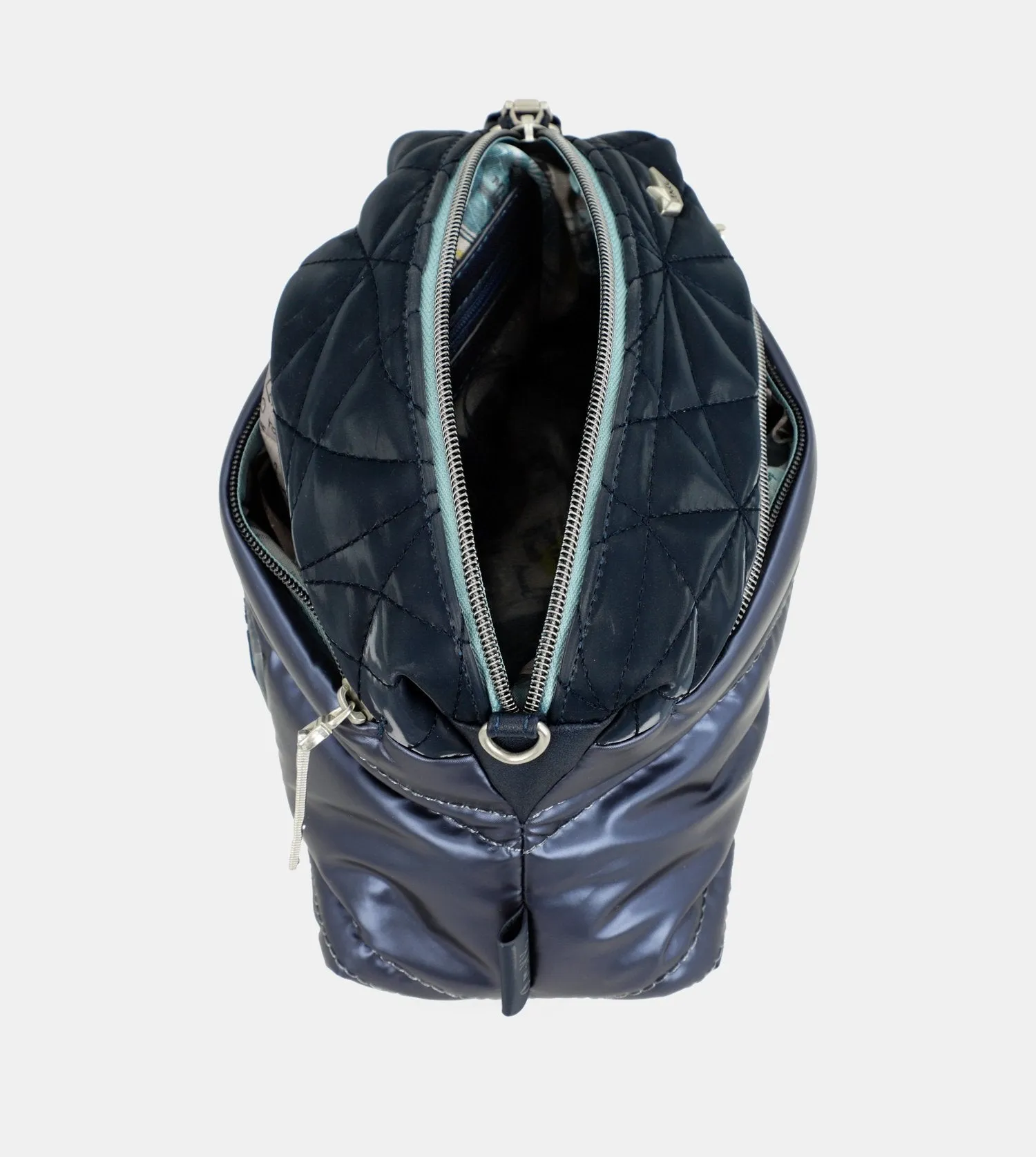 Nature Ocean medium size quilted crossbody bag