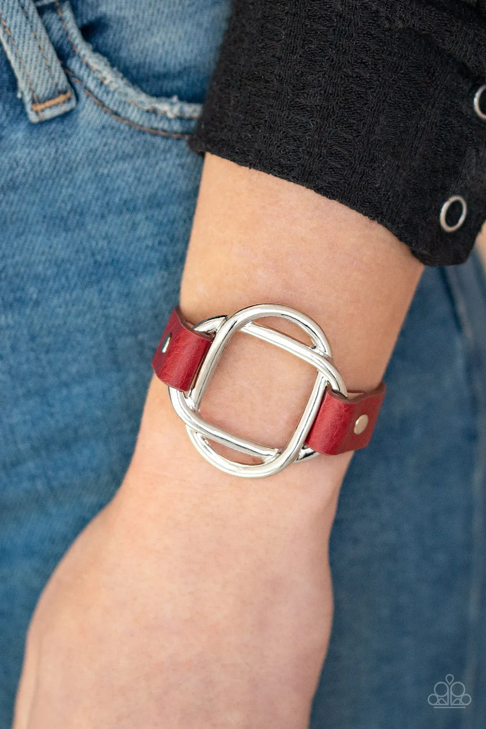 Nautically Knotted - Red Bracelet