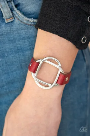 Nautically Knotted - Red Bracelet