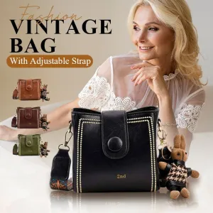 🎁New Year Hot Sale-54% OFF👜Vintage Fashion Bag with Adjustable Wider Shoulder Strap