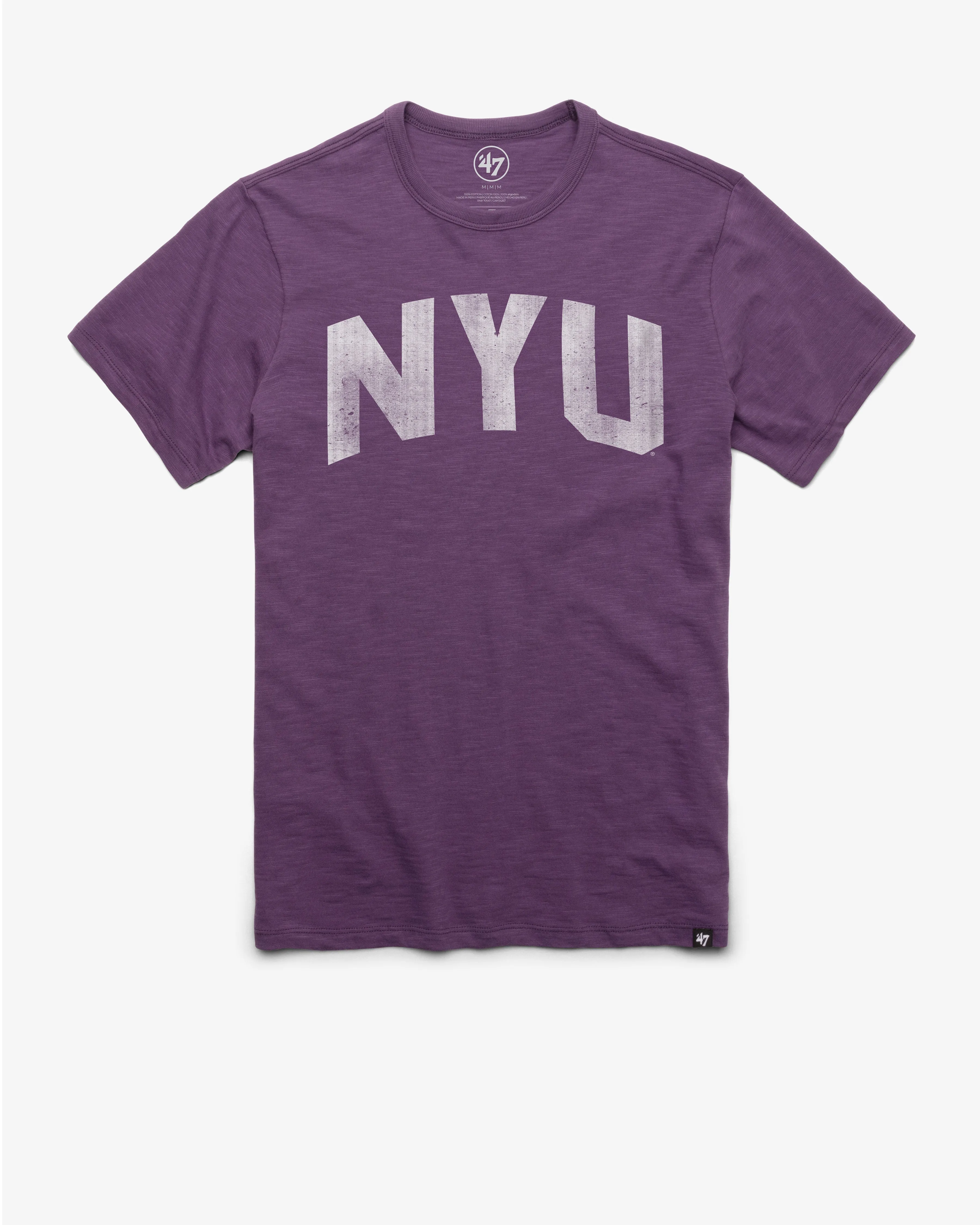 NEW YORK UNIVERSITY NYU VIOLETS GRIT '47 SCRUM TEE