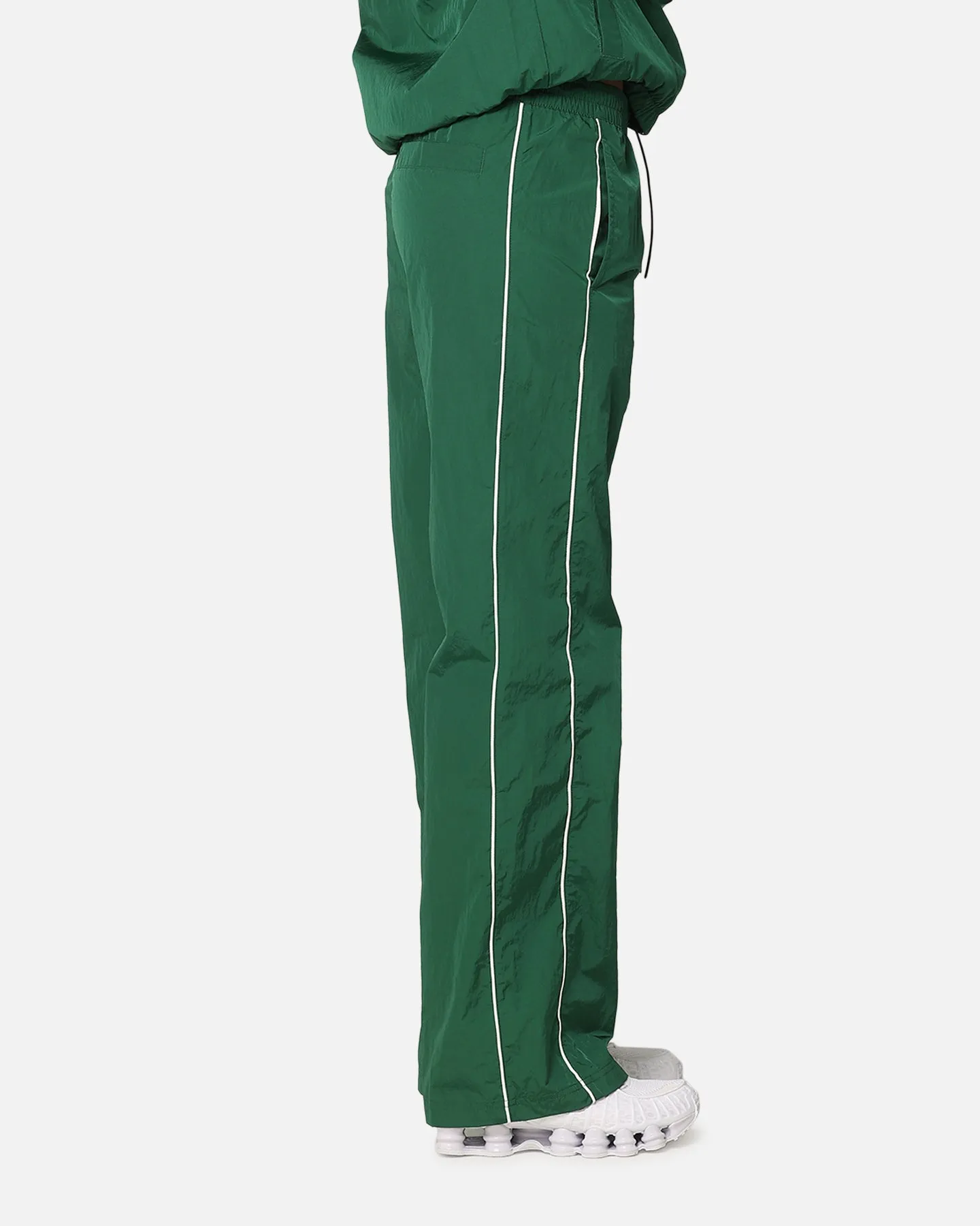 Nike Women's Sportswear High-Waisted Woven Open-Hem Pants Gorge Green/Sail