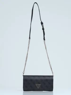 Noelle Xbody Flap Organizer Bag - Charcoal