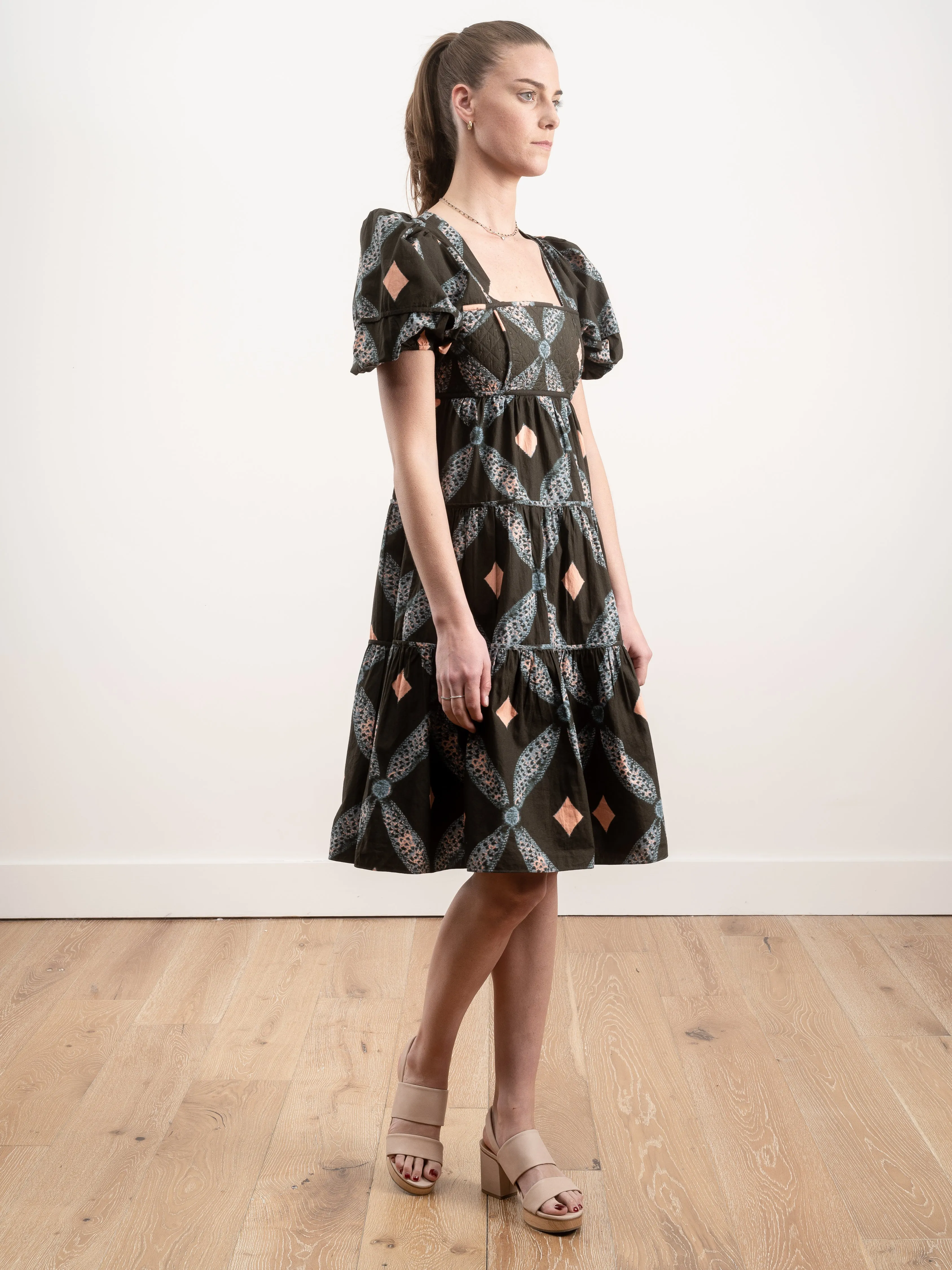 nora dress - army