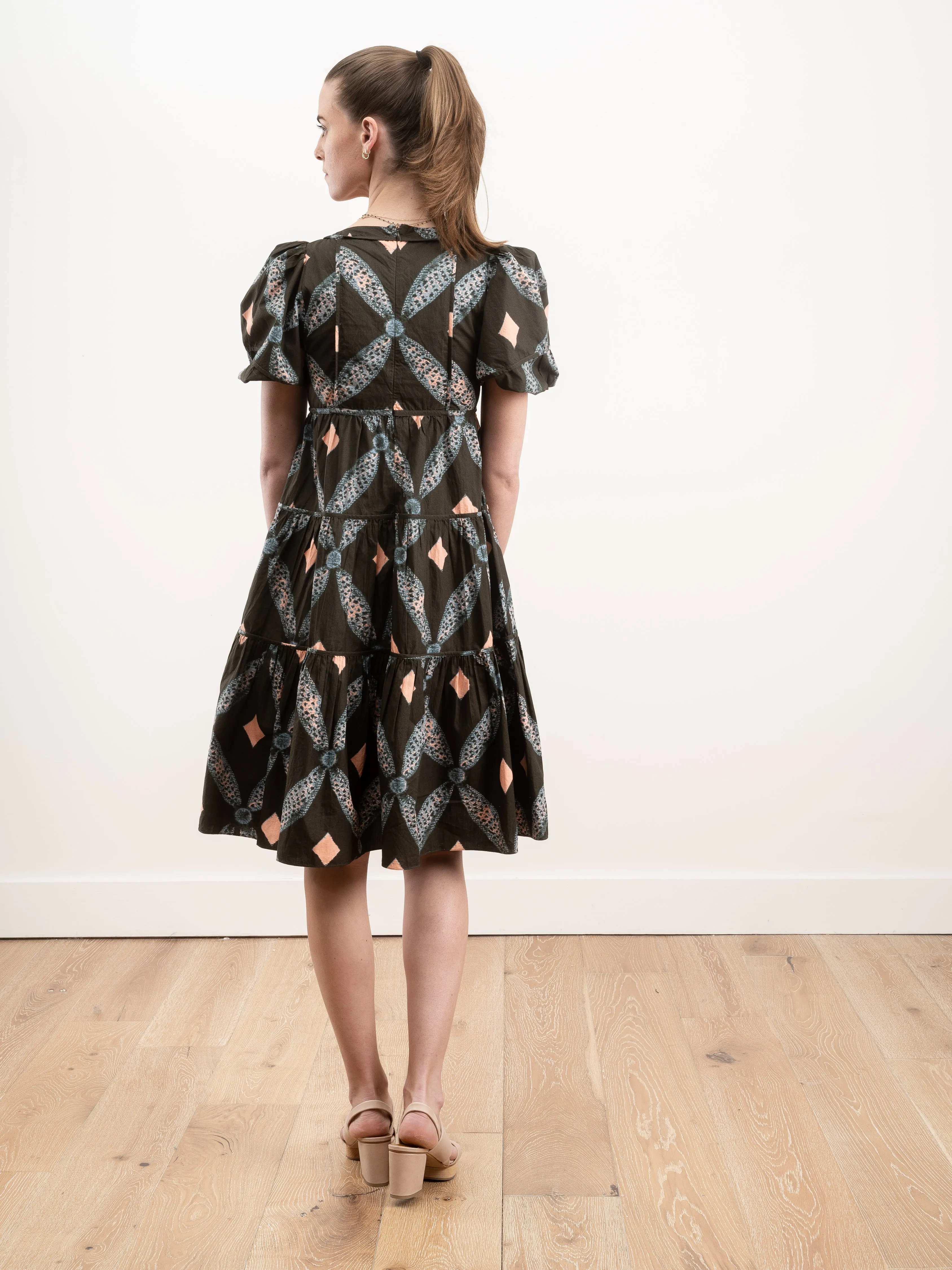 nora dress - army