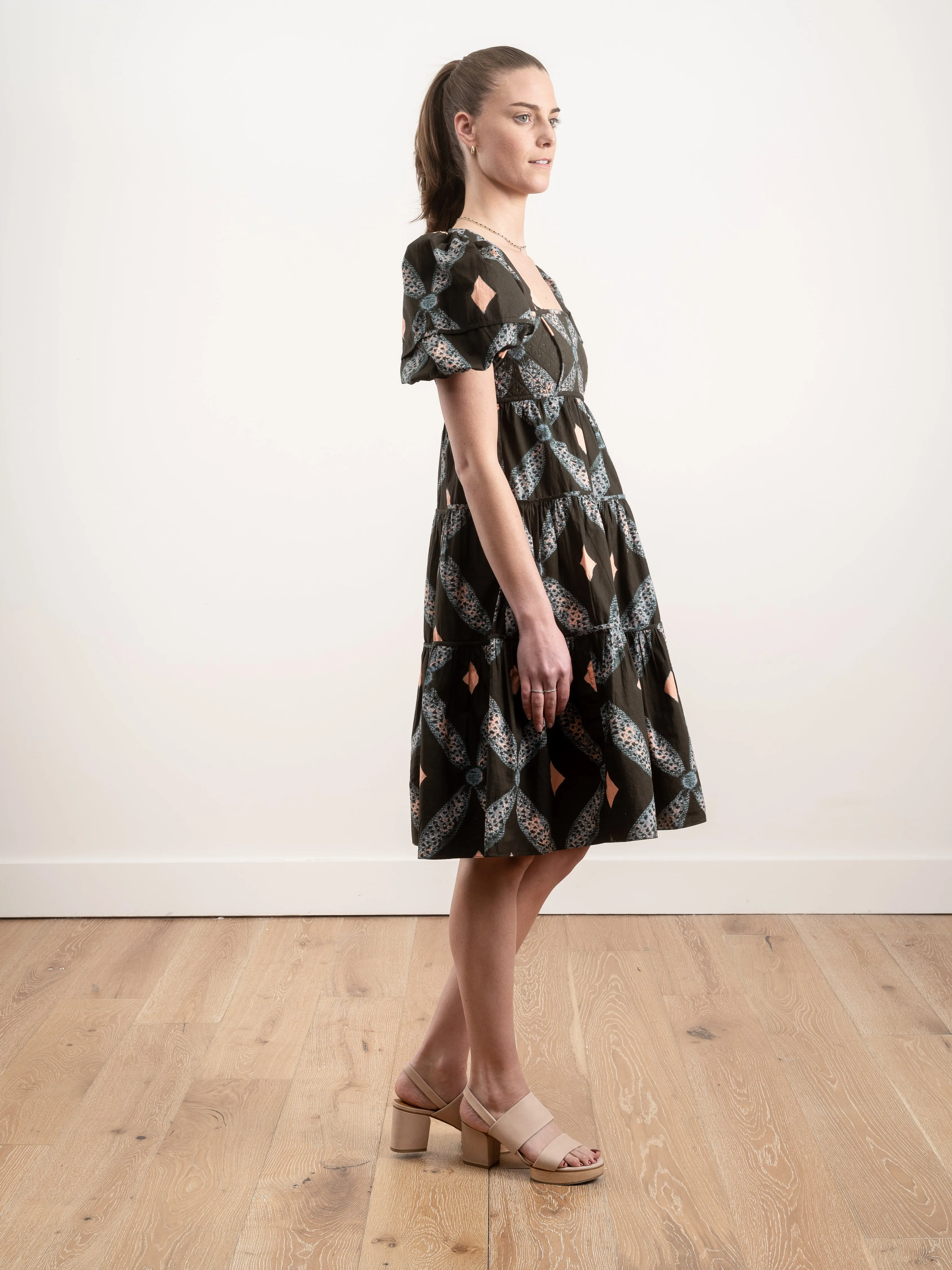 nora dress - army